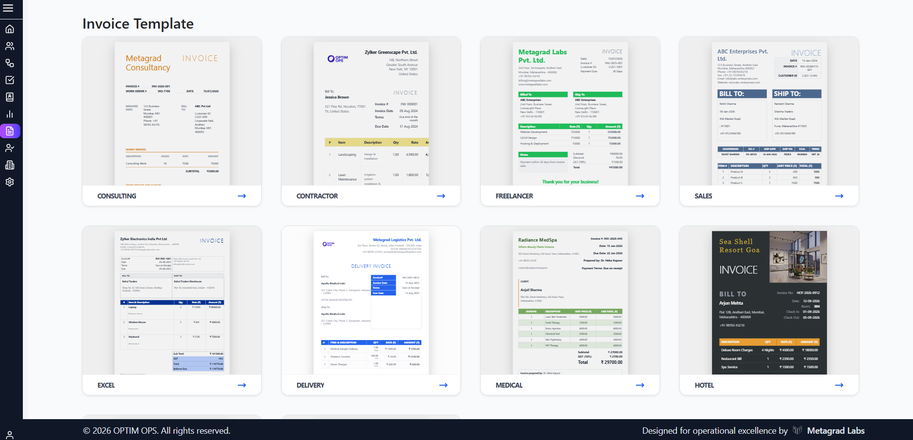 Invoice Templates
